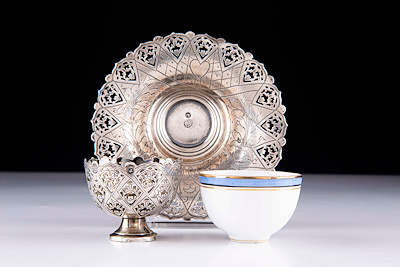 Osmanlı tuğralı gümüş eserler